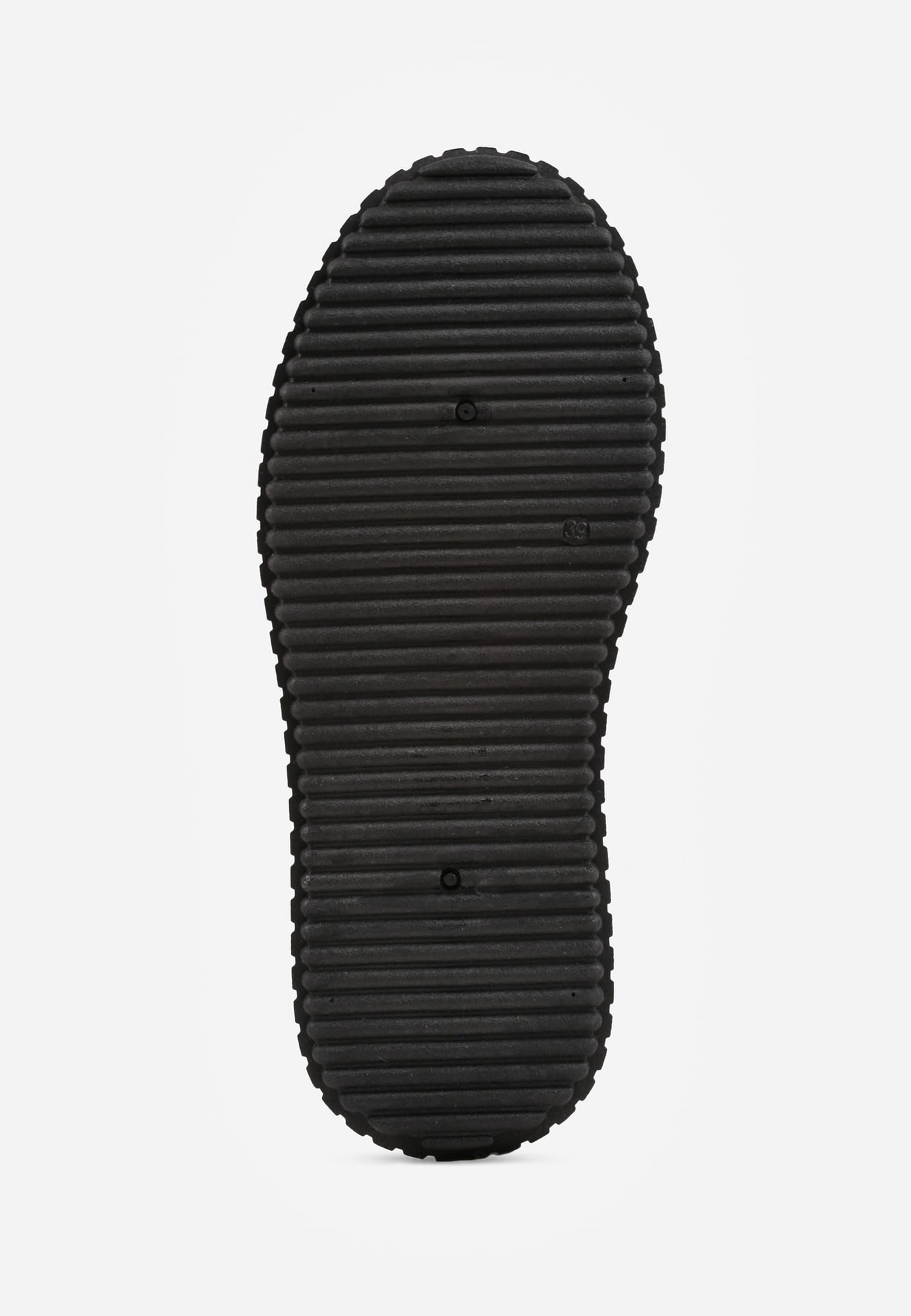 Czarne Sneakersy Vices na Platformie z Tłoczeniem Ozdobione Metaliczną Aplikacją Eriri