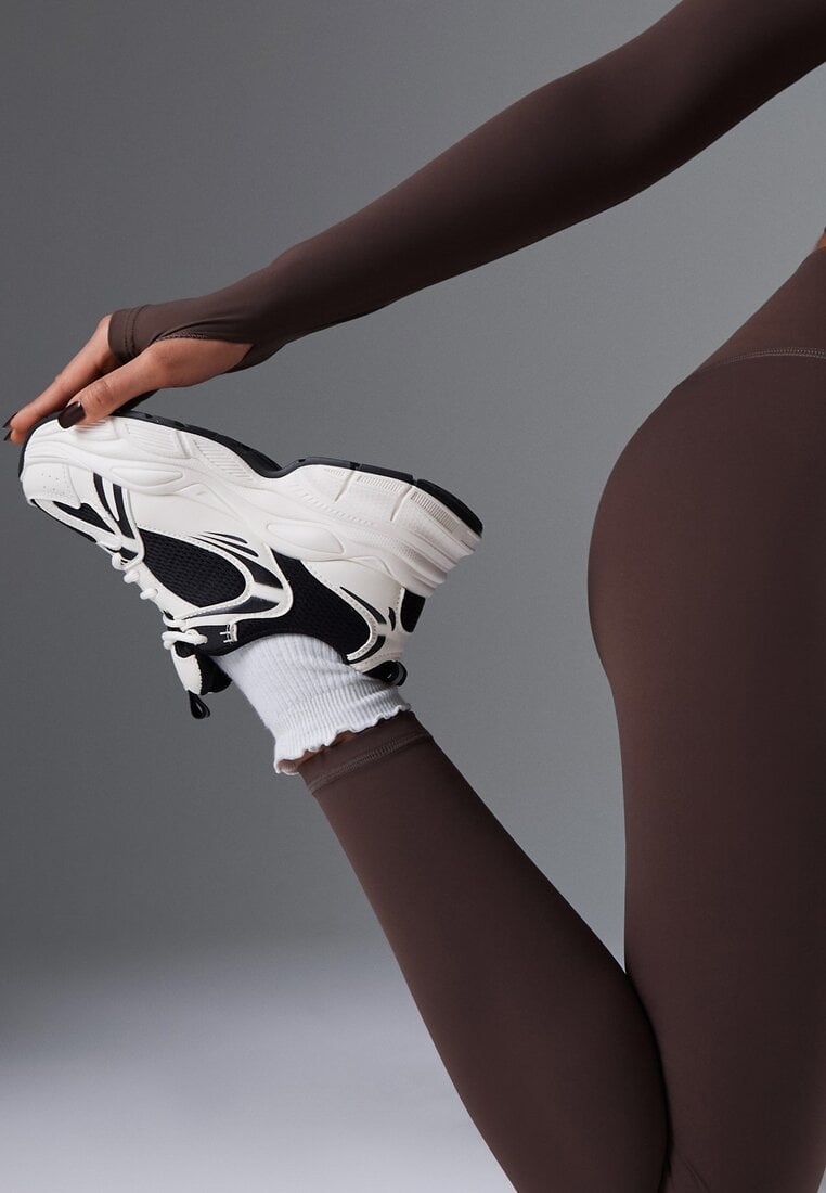 Sneakers Natiselle Bej cu negru