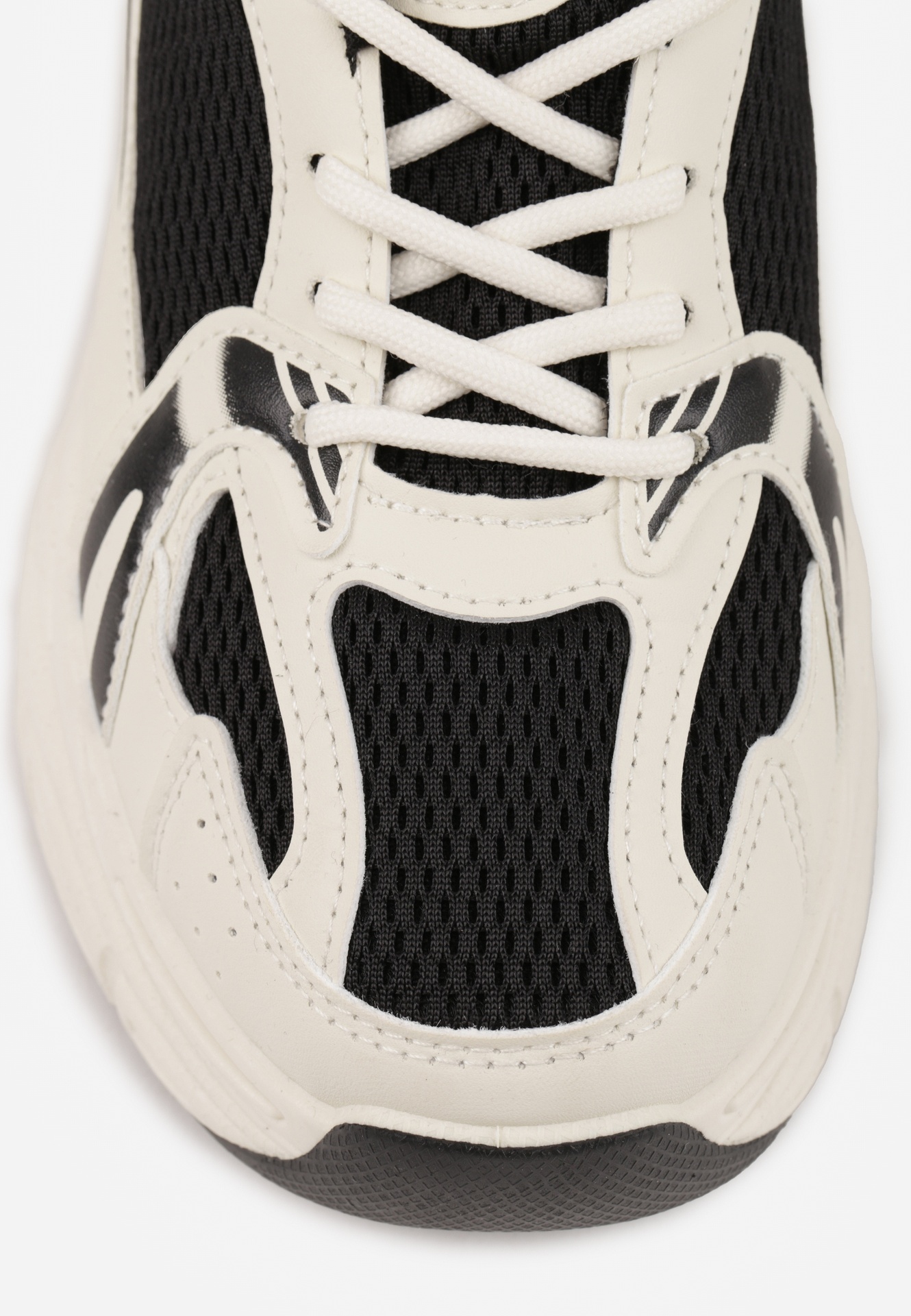 Sneakers Natiselle Bej cu negru