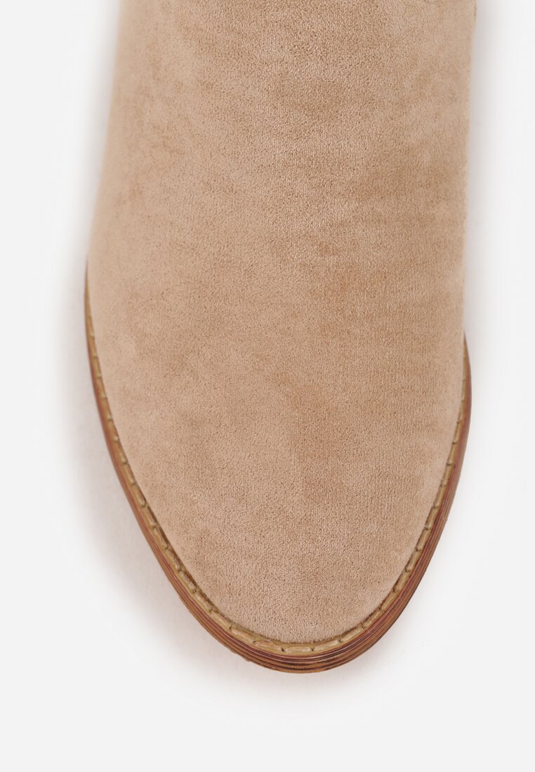 Botine Sarori Bej închis