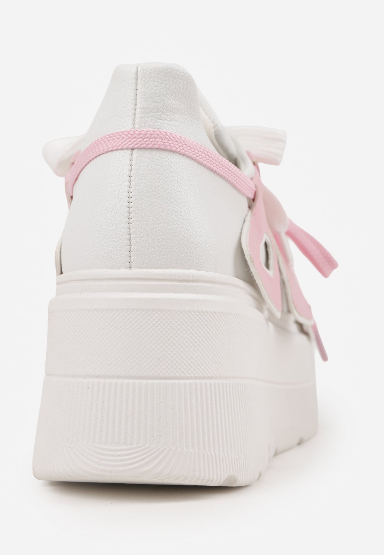 Sneakers Nelenith Alb cu roz