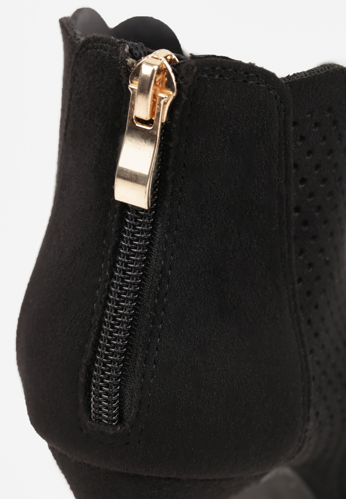 Czarne Ażurowe Sandały Vices na Szpilce Selanna