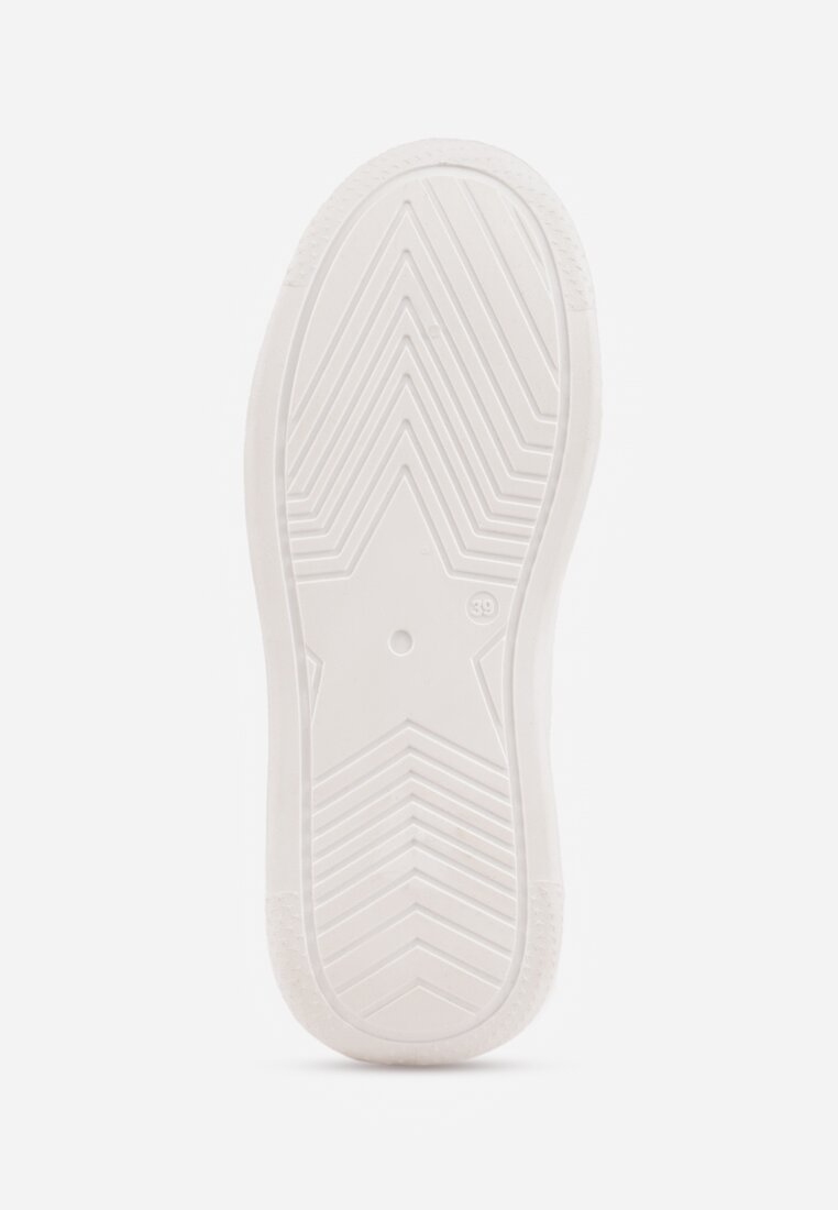 Biało-Czarne Sneakersy Vices na Platformie z Gwiazdką Fenarra