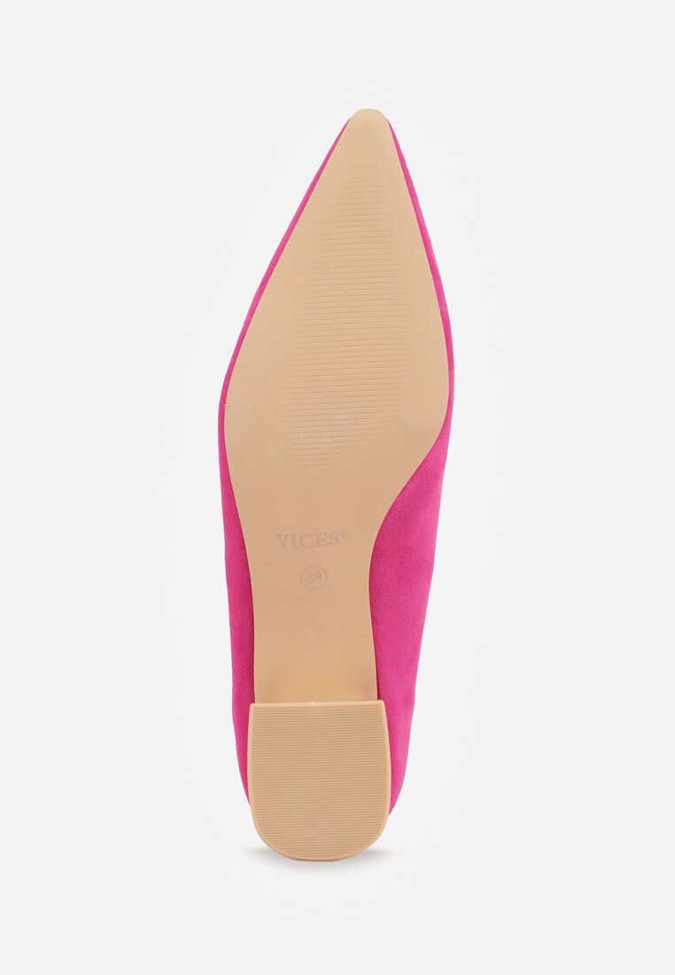 Pantofi cu toc Fucsia