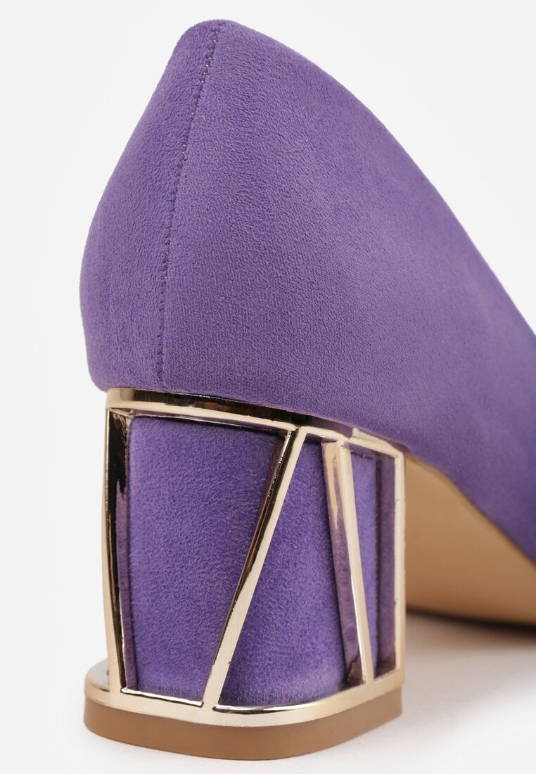 Pantofi cu toc Arvisin Mov