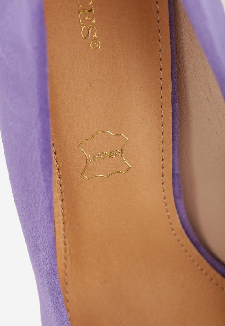 Pantofi stiletto Mov închis