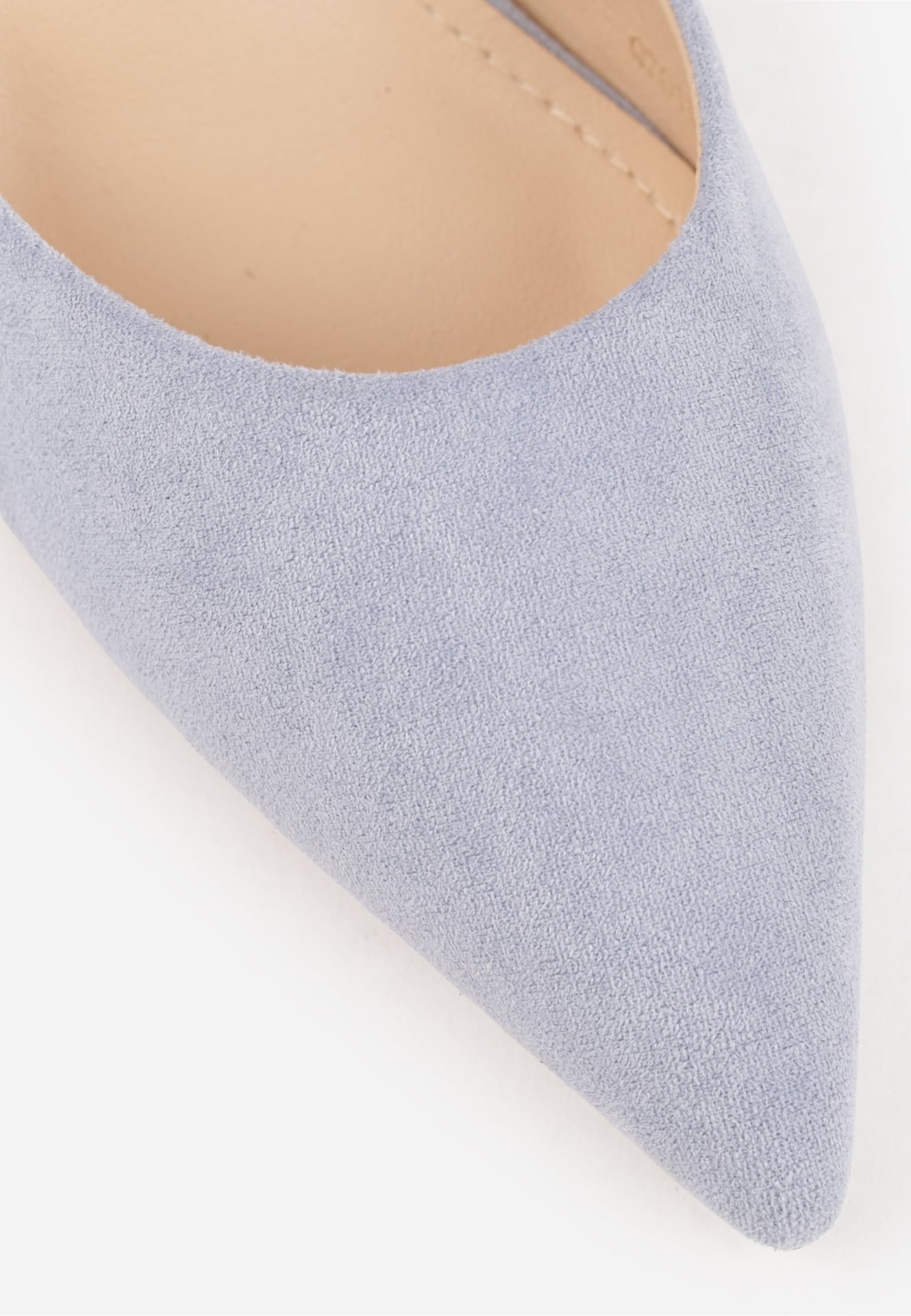 Niebieskie Czółenka Vices z Ekozamszu na Klepsydrowym Obcasie Ezrival