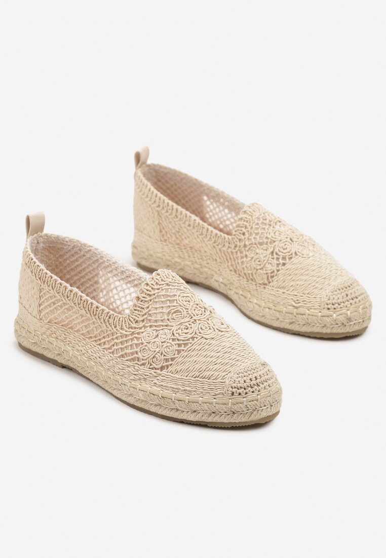 Espadrile Finselina Bej