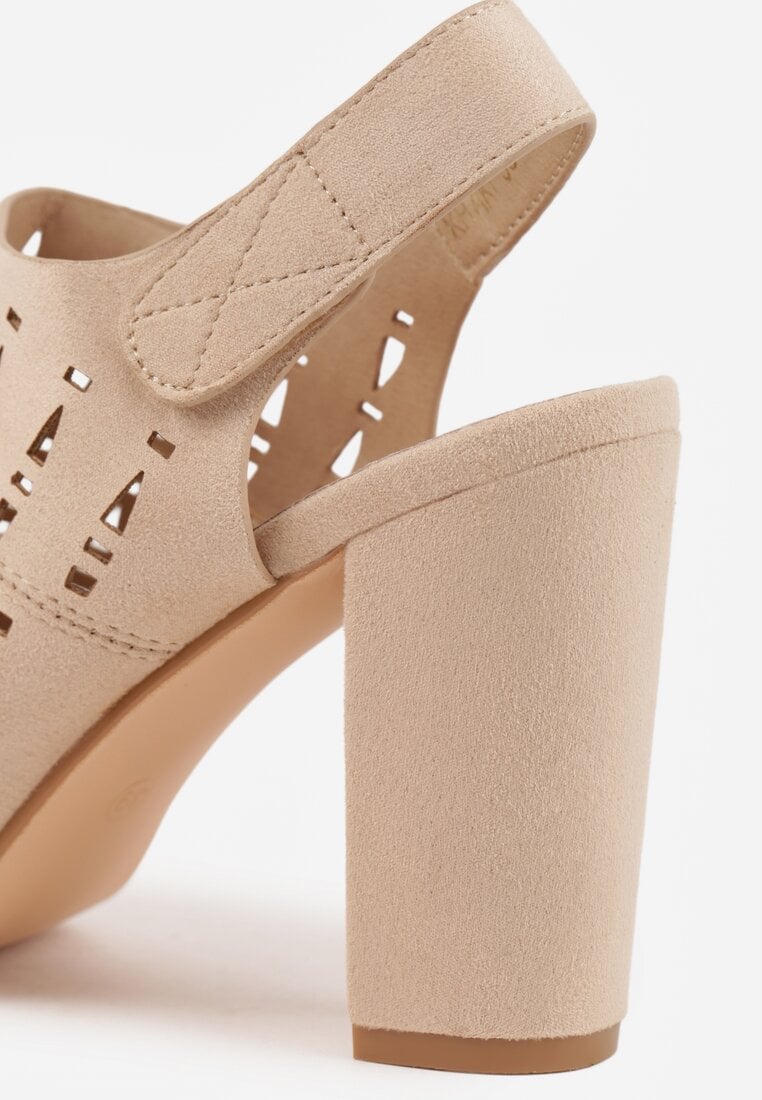 Sandale Linetelia Bej închis