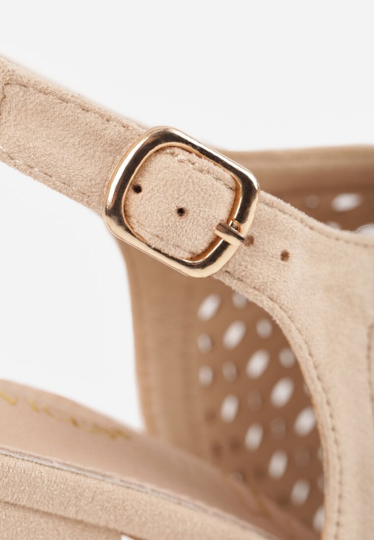 Sandale Linalira Bej închis