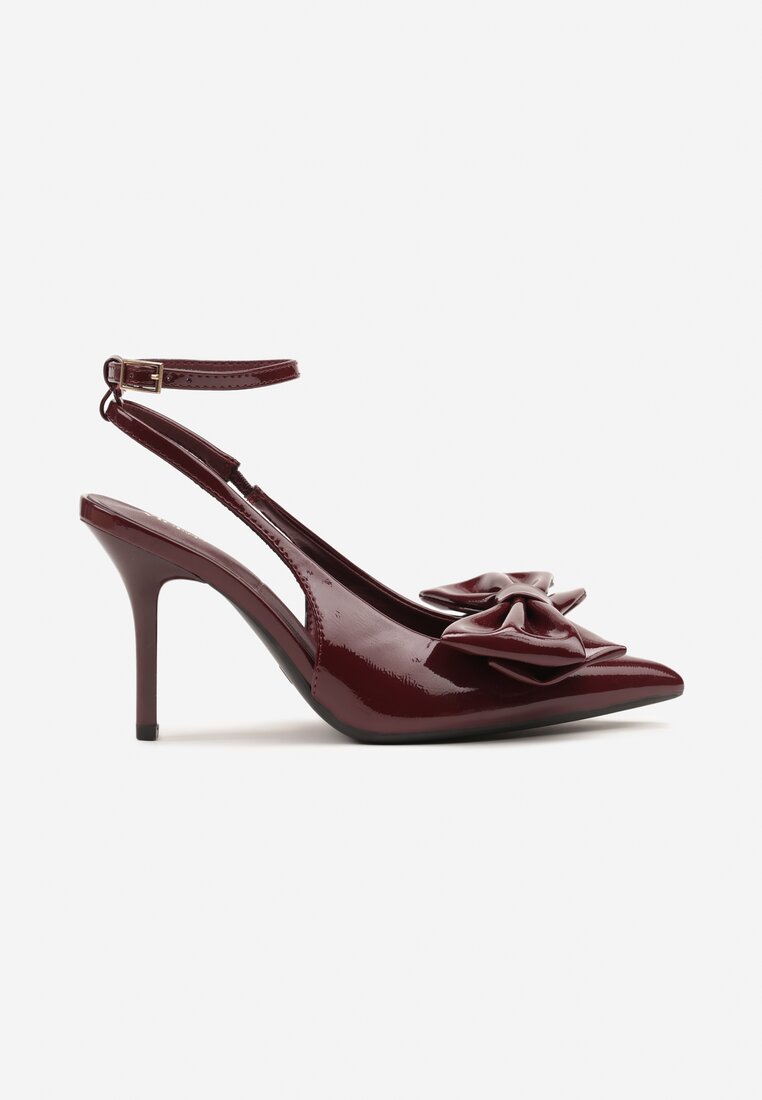 Pantofi stiletto Velozia Bordo