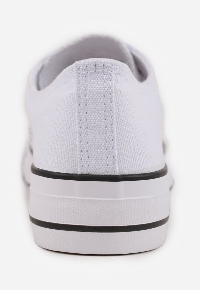 Teniși înalți Tiloria Alb cu negru