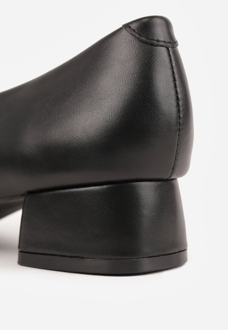 Pantofi cu toc Alinire Negri