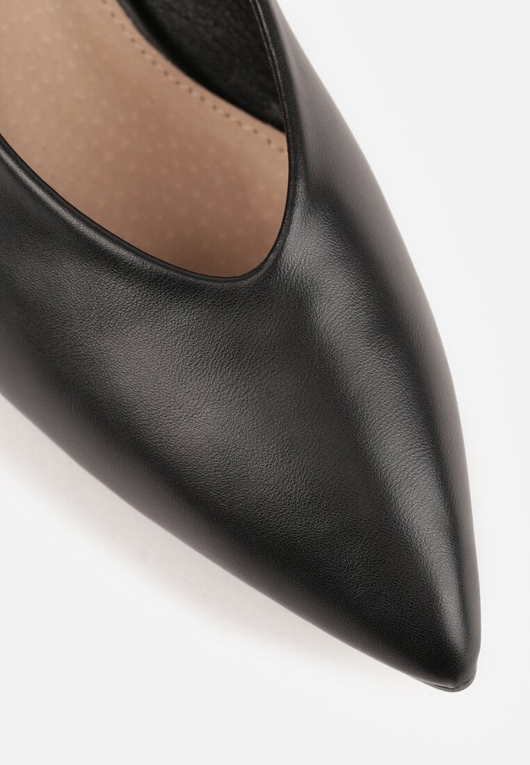 Pantofi cu toc Alinire Negri