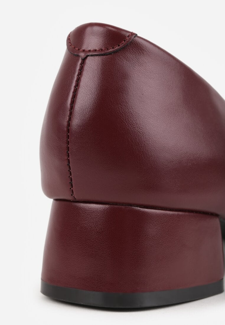 Pantofi cu toc Alinire Bordo