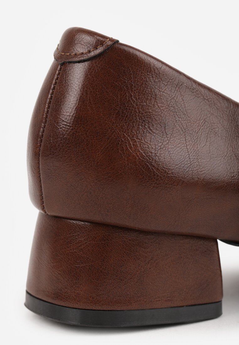 Pantofi cu toc Rilomena Maro deschis