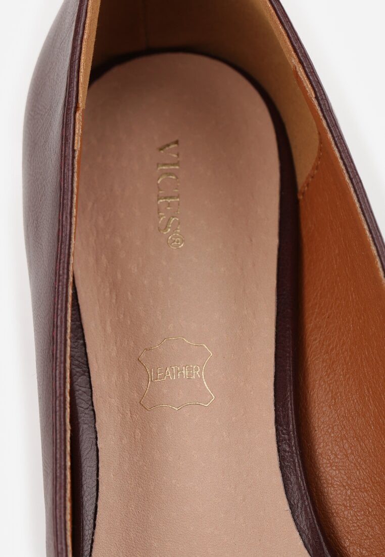 Pantofi cu toc Elialie Bordo