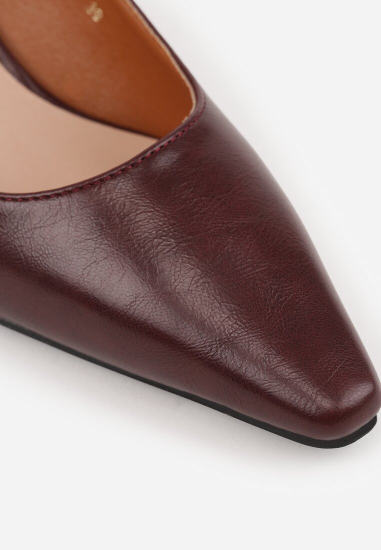 Pantofi cu toc Elialie Bordo
