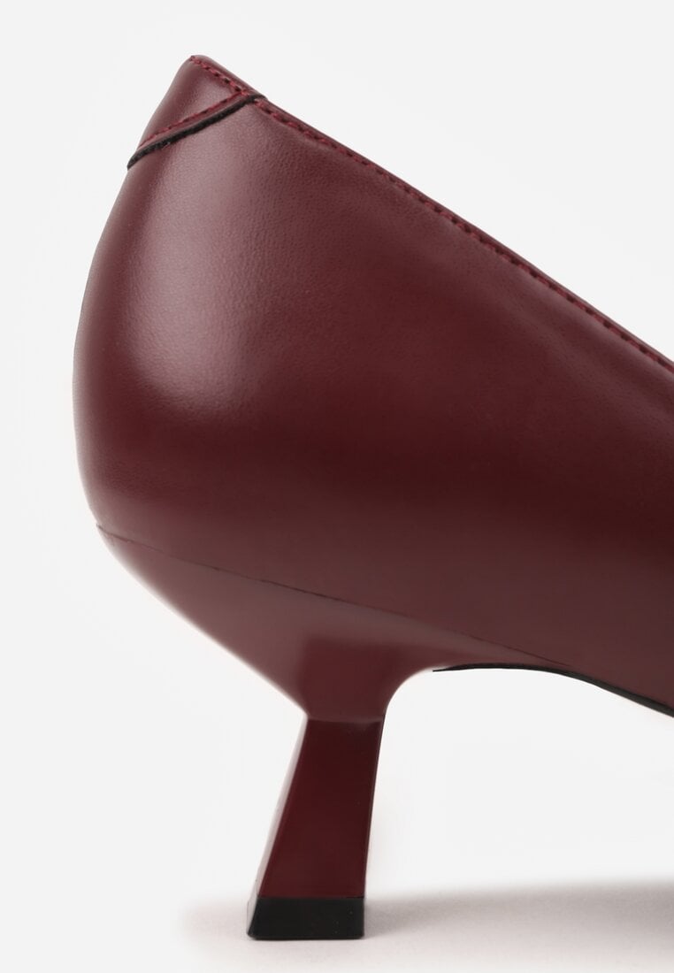 Pantofi cu toc Nalibre Bordo