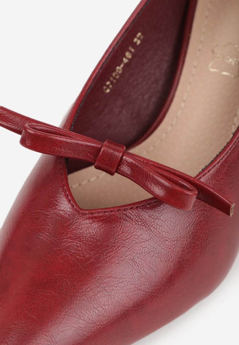 Pantofi cu toc Rilanisse Bordo