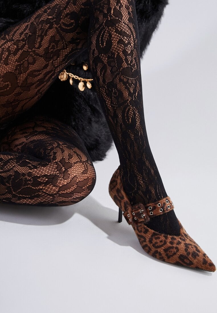 Pantofi cu toc Nalisette Negri