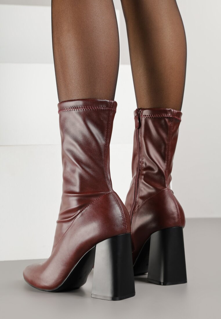 Botine Nevitte Bordo