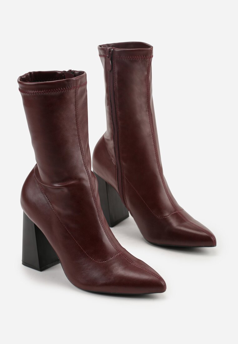 Botine Nevitte Bordo