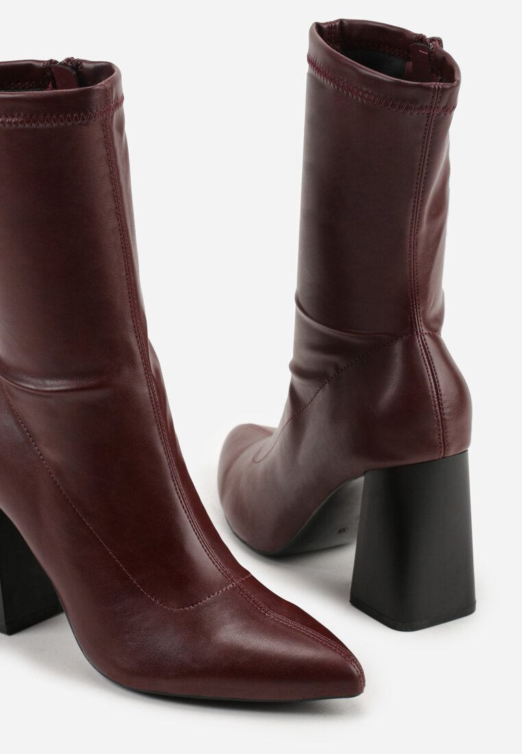 Botine Nevitte Bordo