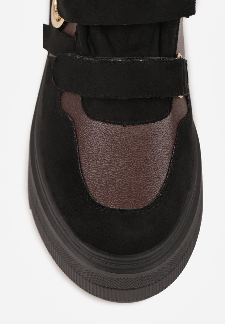 Botine Gelira Negru cu maro