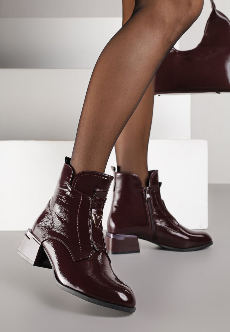 Botine Nuneffa Bordo