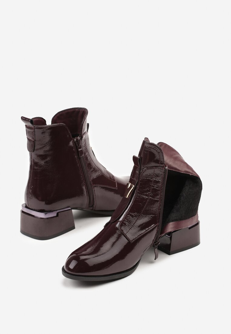 Botine Nuneffa Bordo