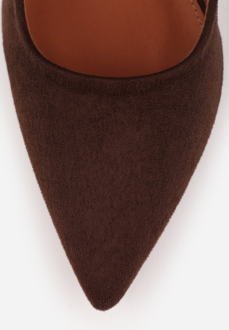 Pantofi cu toc Rocce Maro
