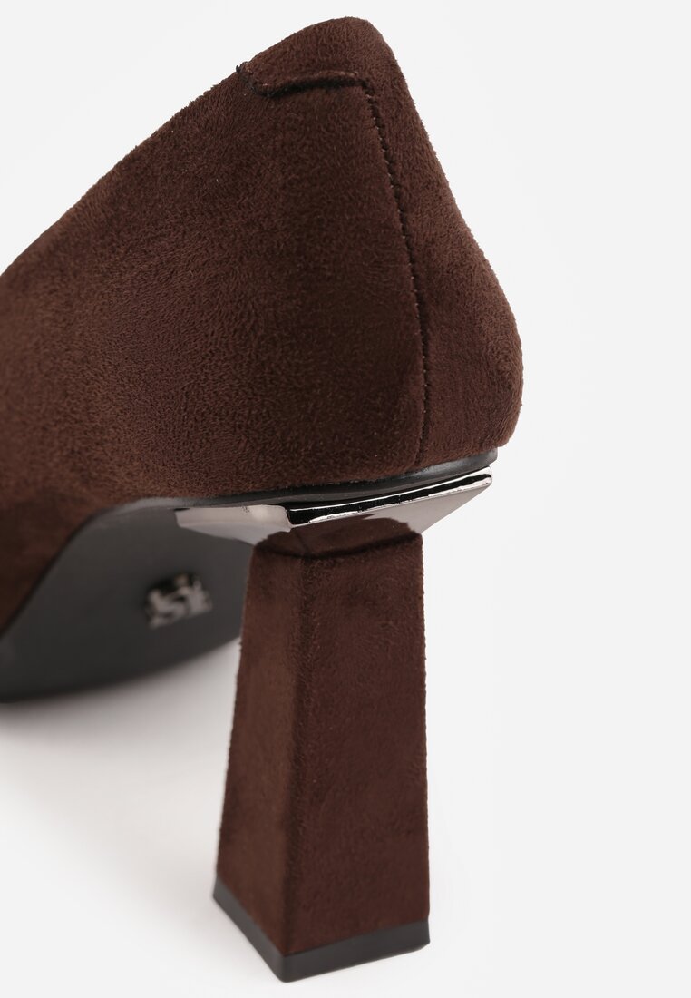 Pantofi cu toc Rocce Maro