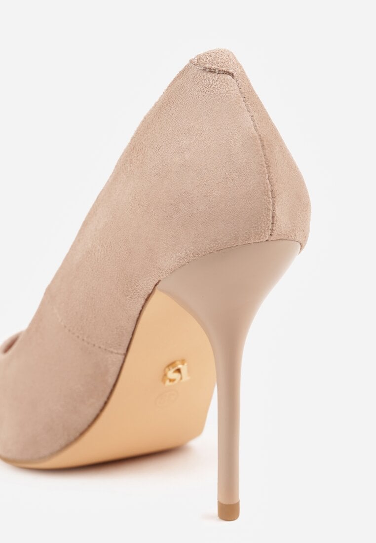 Pantofi stiletto Verile Bej închis
