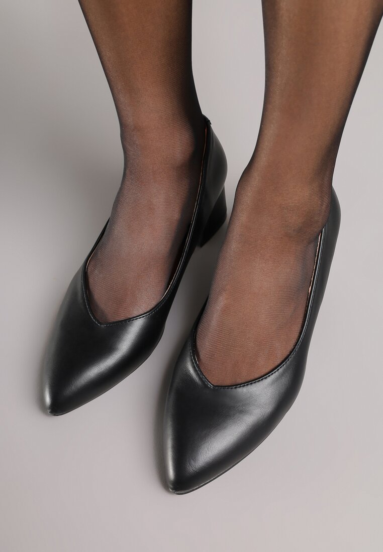 Pantofi cu toc Mixin Negri