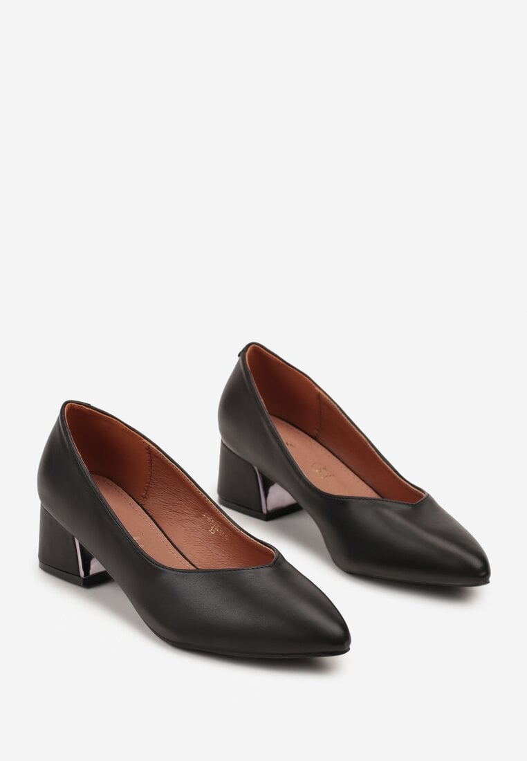 Pantofi cu toc Mixin Negri