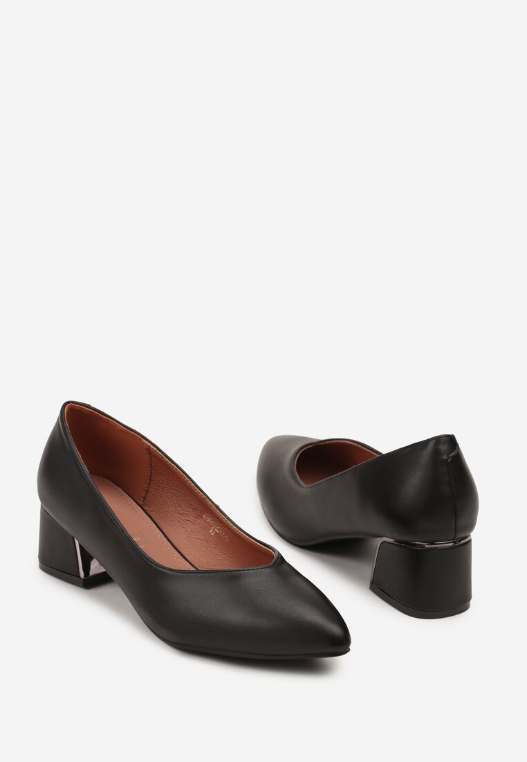 Pantofi cu toc Mixin Negri