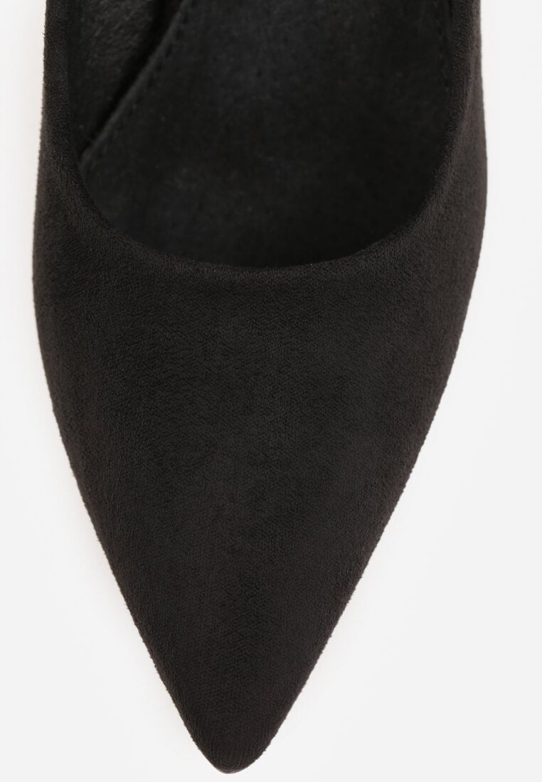 Czarne Szpilki Vices z Wkładką ze Skóry Naturalnej Gioriane