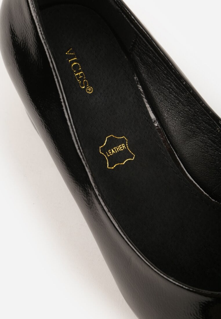 Pantofi cu toc Apanelle Negri