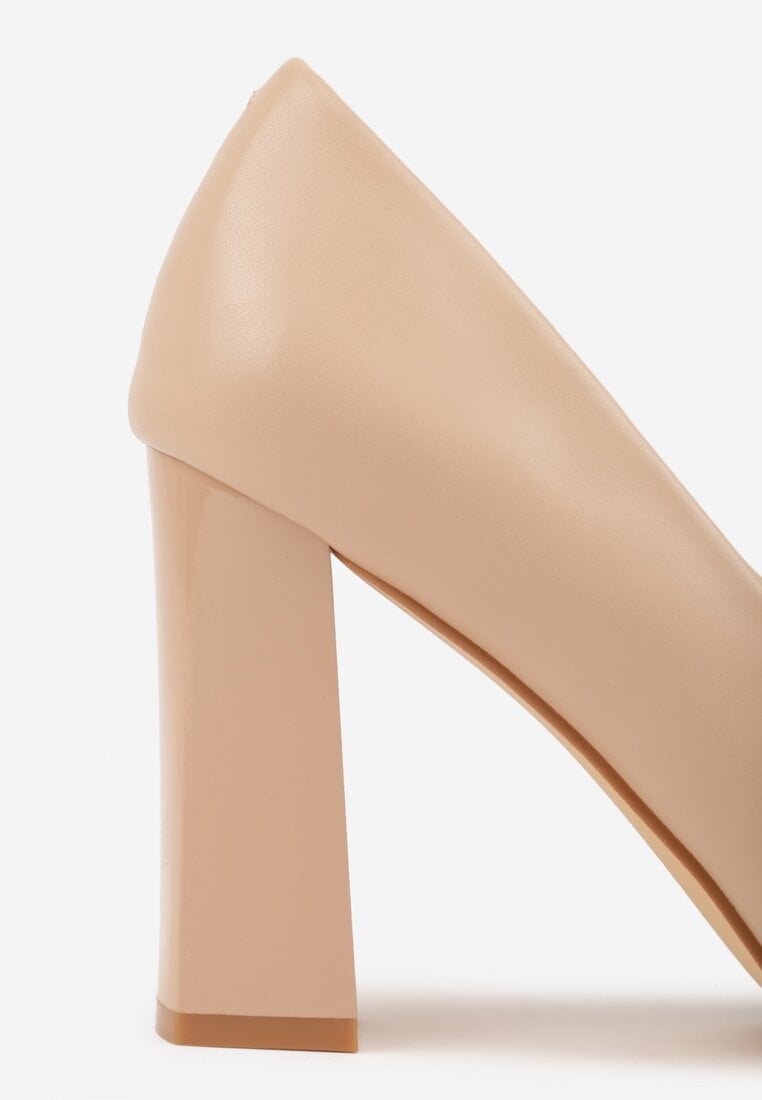 Pantofi cu toc Esmela Bej