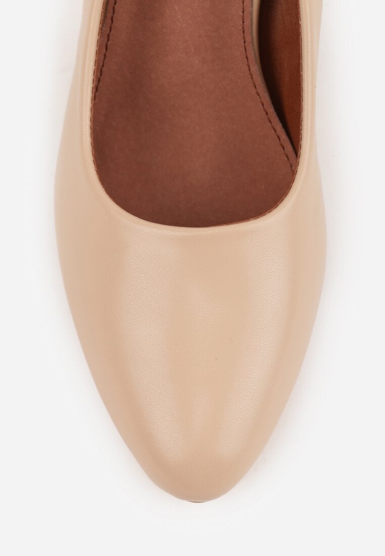 Pantofi cu toc Esmela Bej