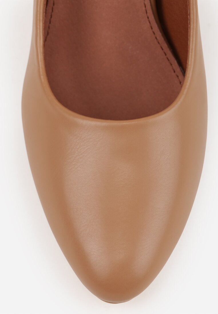 Pantofi cu toc Esmela Bej închis