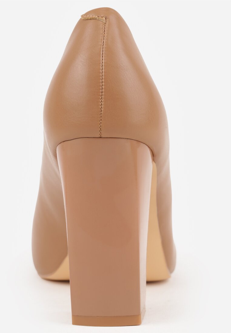 Pantofi cu toc Esmela Bej închis