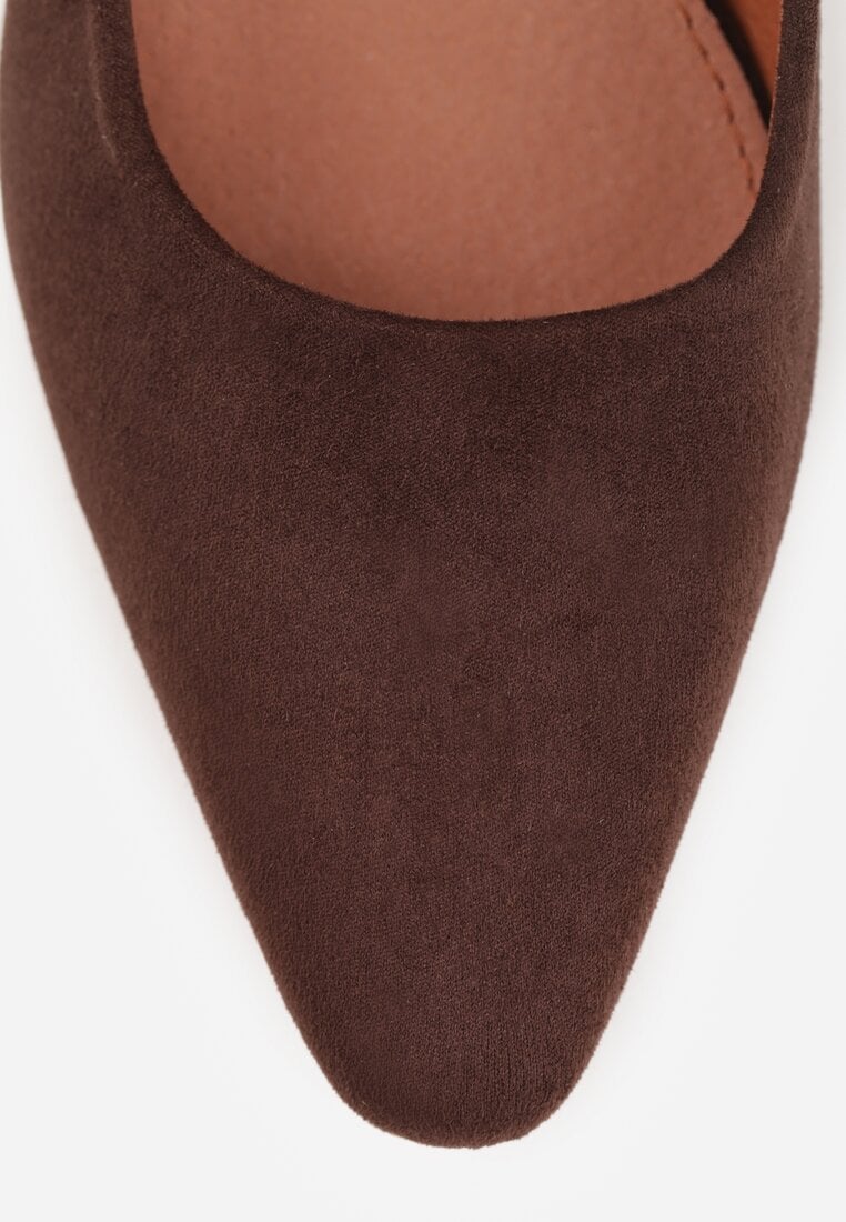 Pantofi cu toc Sivine Maro