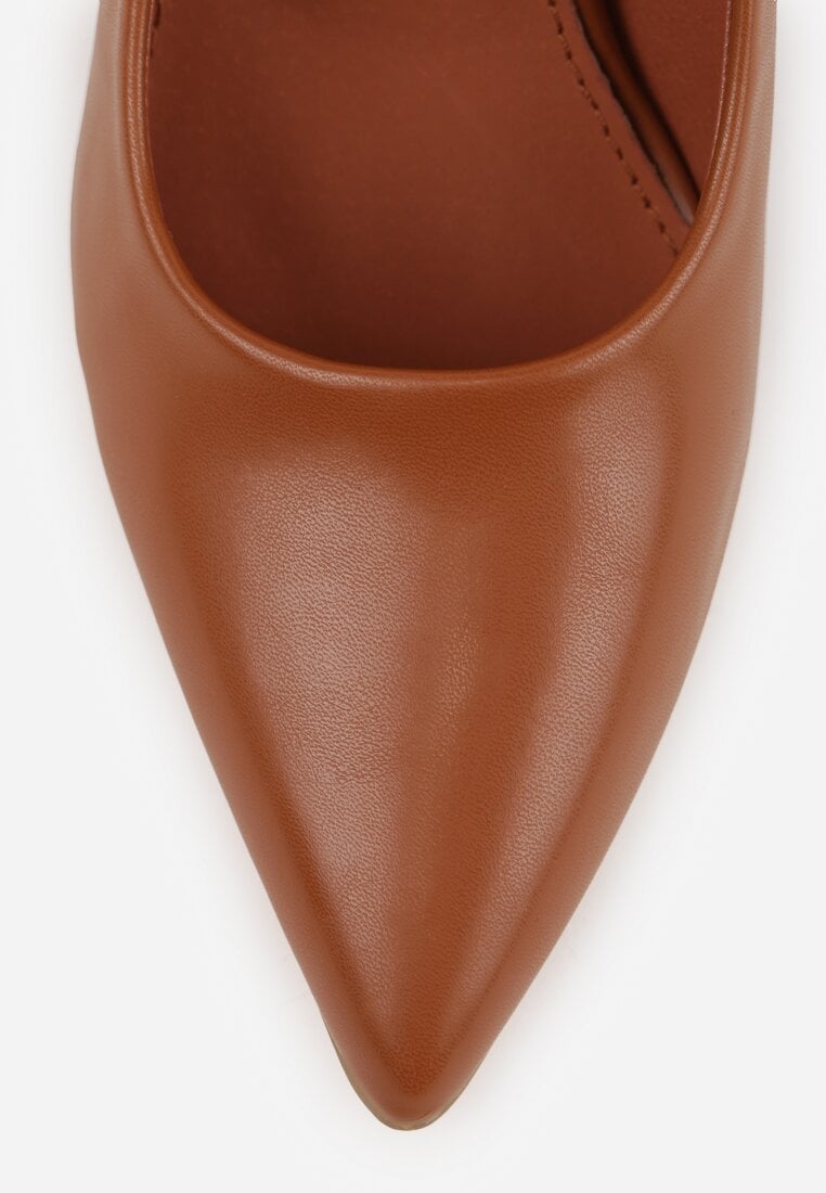 Pantofi cu toc Esalea Maro
