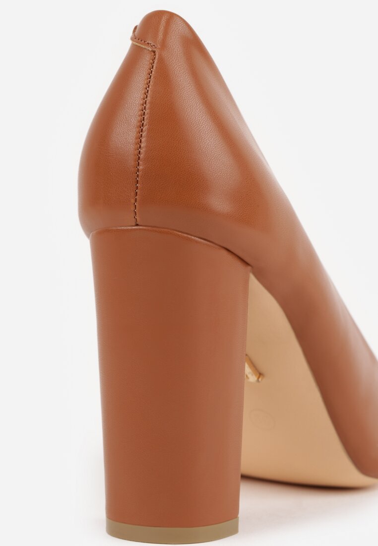 Pantofi cu toc Esalea Maro