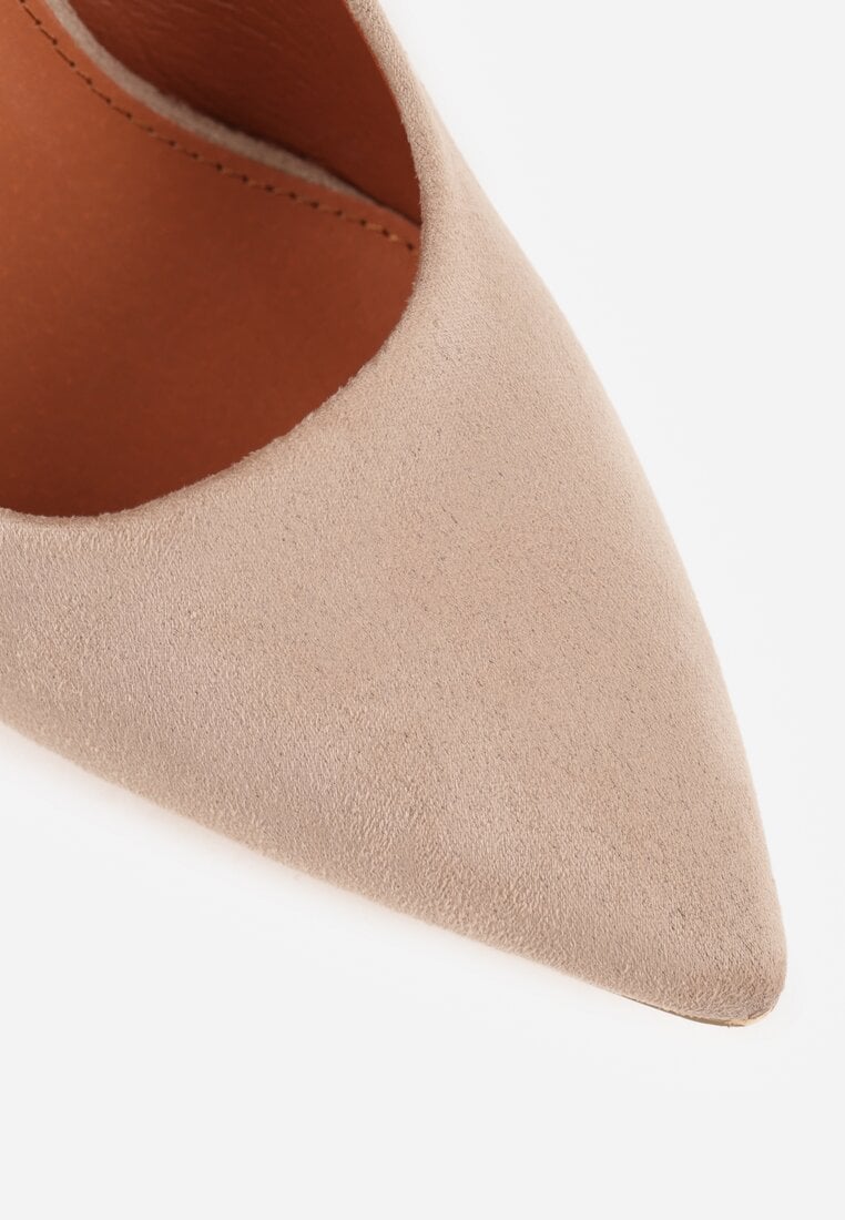 Pantofi cu toc Pioana Bej închis