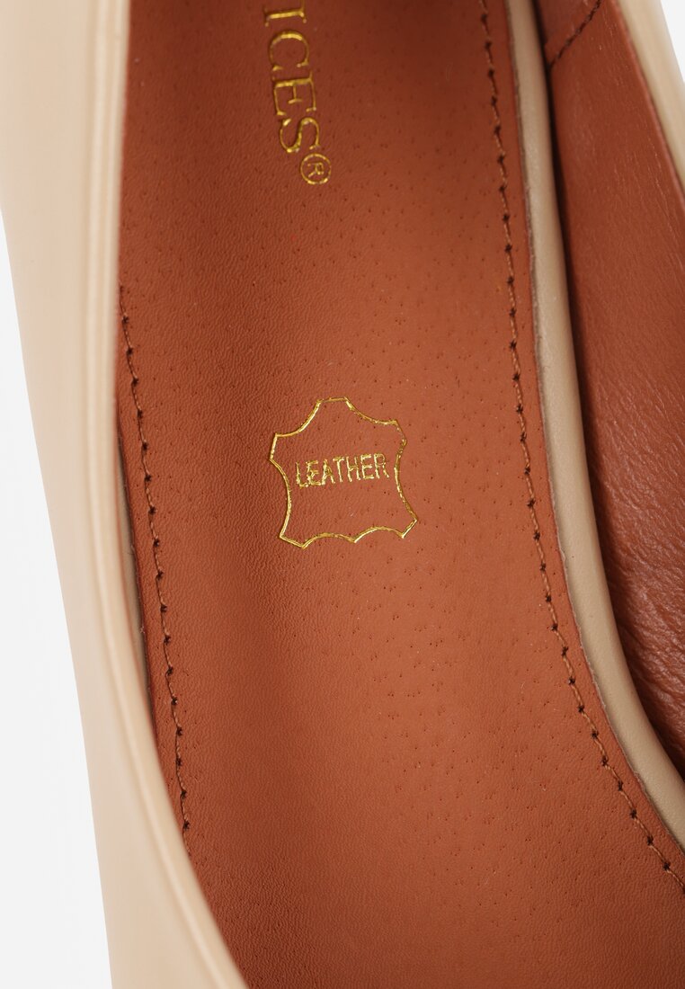 Pantofi cu toc Dakene Bej