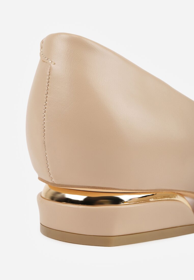 Pantofi cu toc Dakene Bej