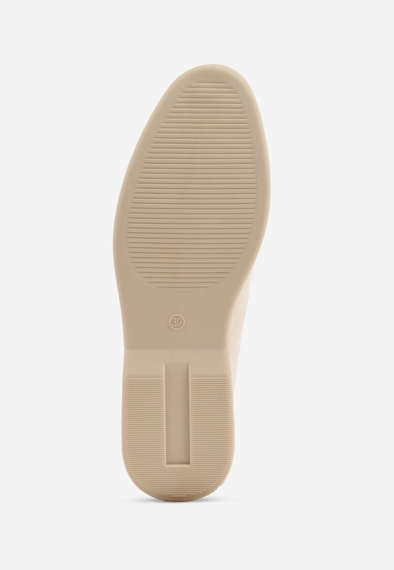 Beżowe Mokasyny VICES z Imitacji Zamszu z Wkładką ze Skóry Naturalnej Dispova